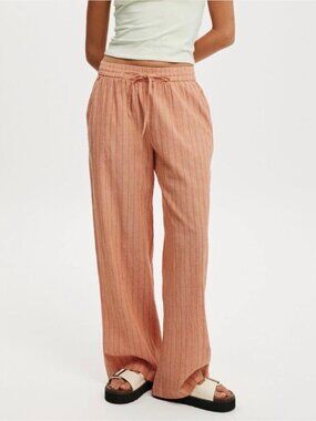 Multi Strip Wide Leg 100% Cotton Pants - Cotton On - US 2